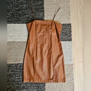 Wild Fable Leather Mini Dress